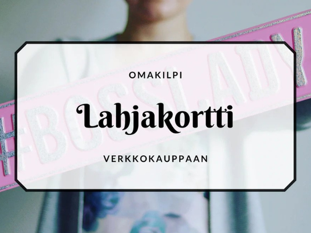 Lahjakortti Omakilpi verkkokauppaan